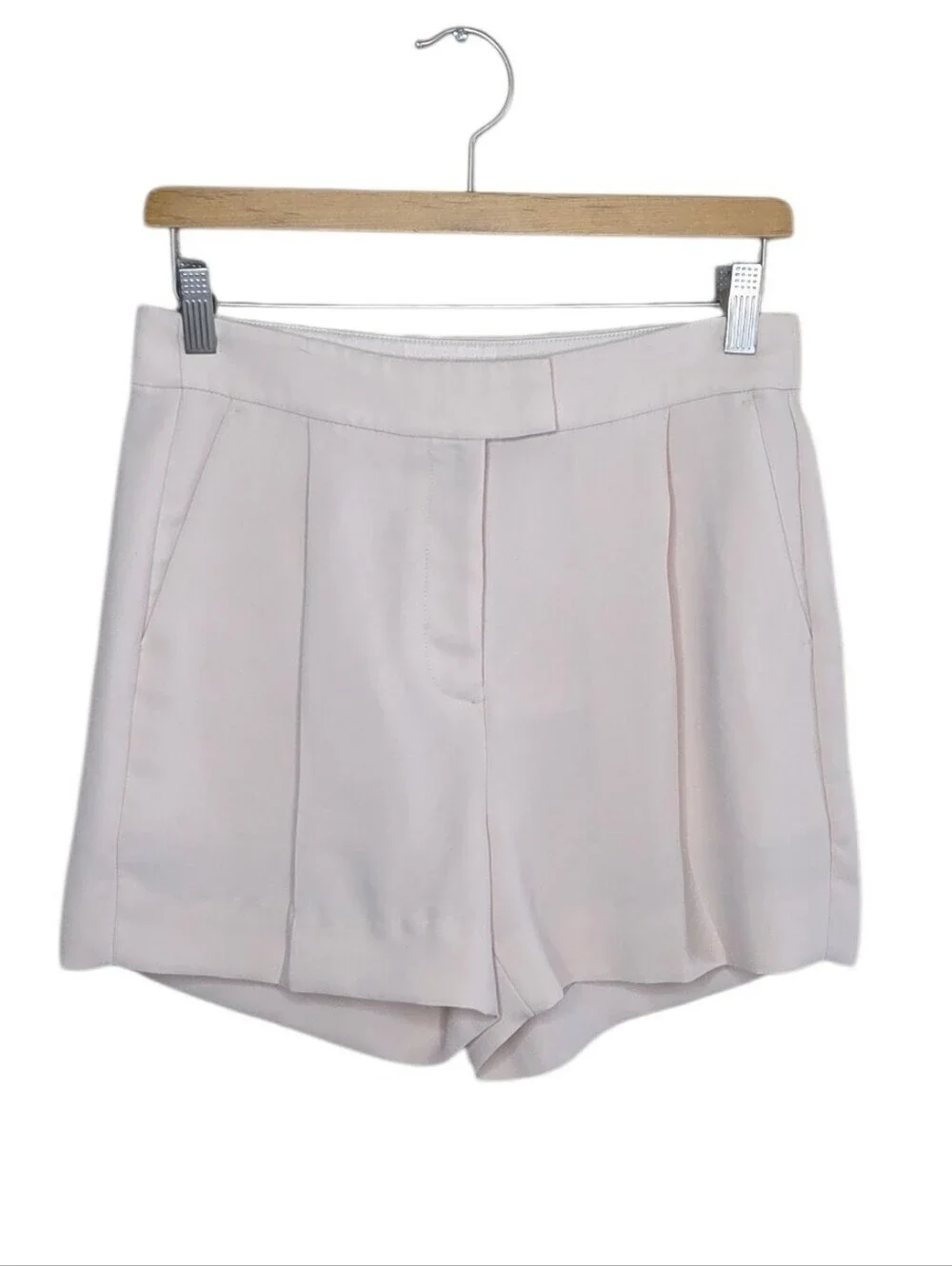 J. Crew Beige Tab Waist Trouser Shorts 3.5
